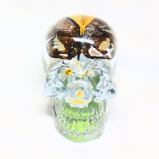 "Greatfully Dead" Resin Crystal Skull