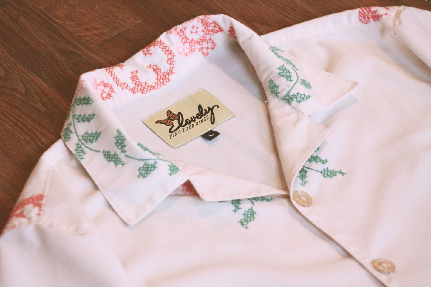 "Evanie" Button-Up Shirt