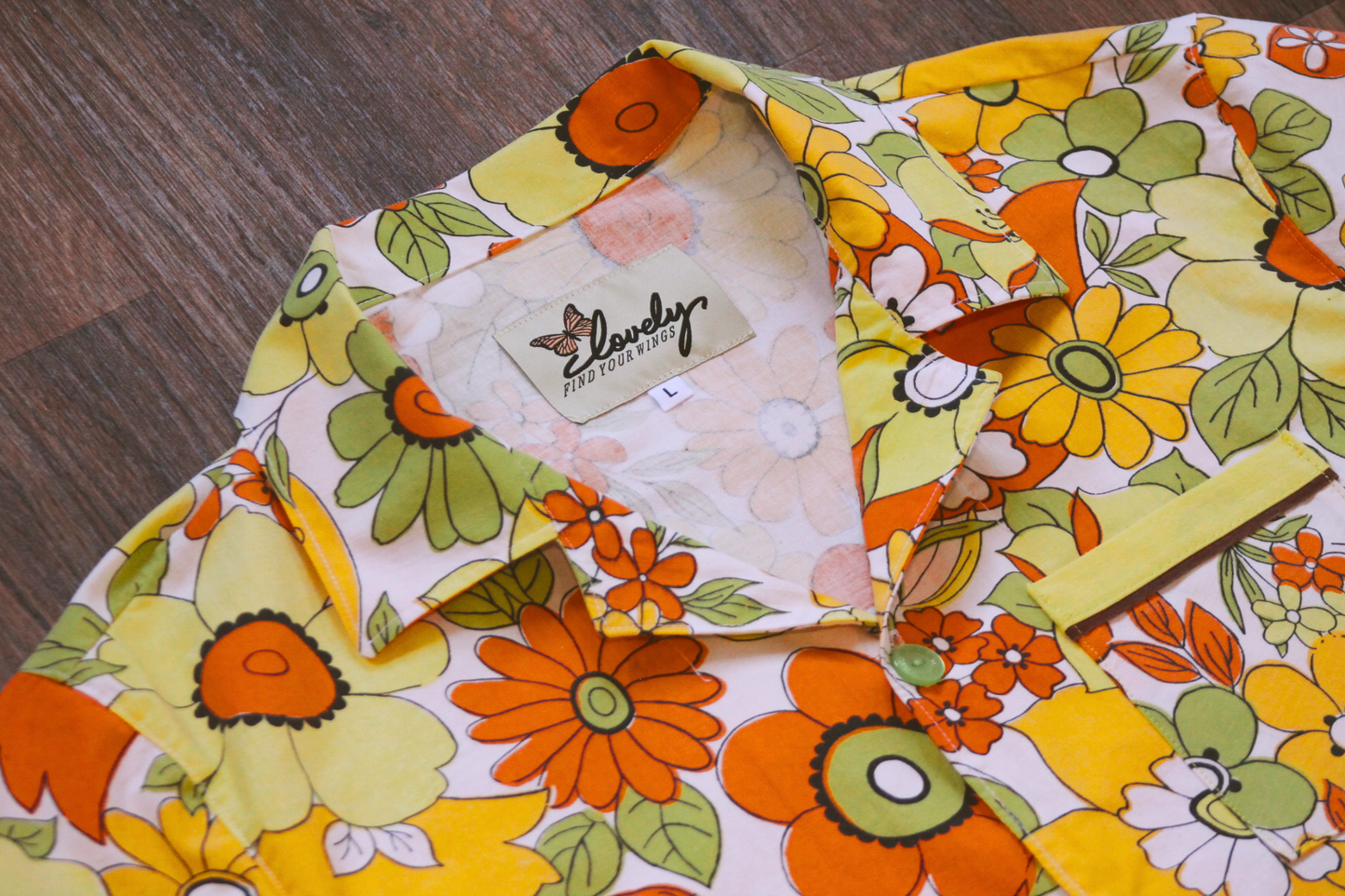 "Summer" Button-Up Shirt