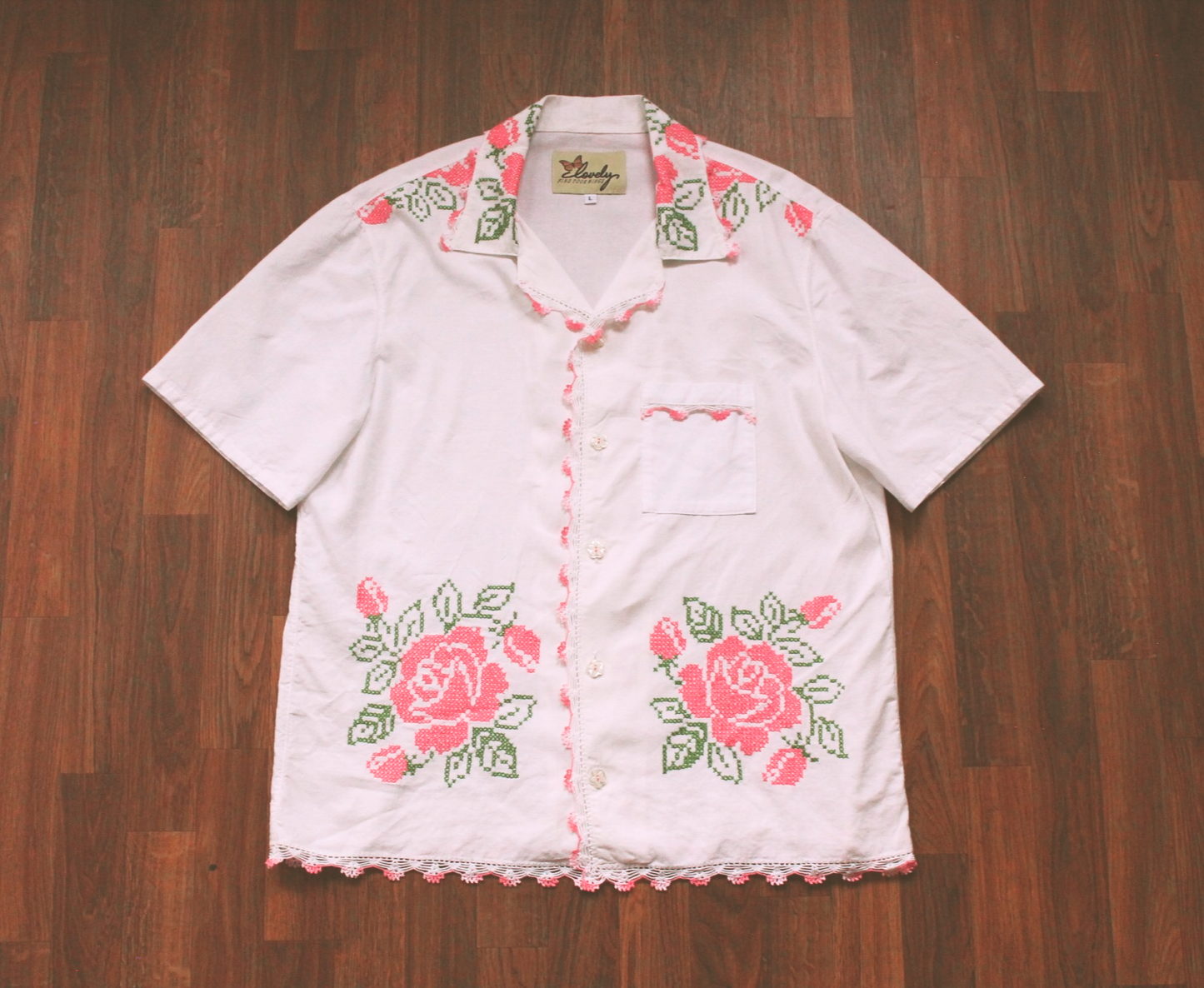 "Rose" Button-Up Shirt